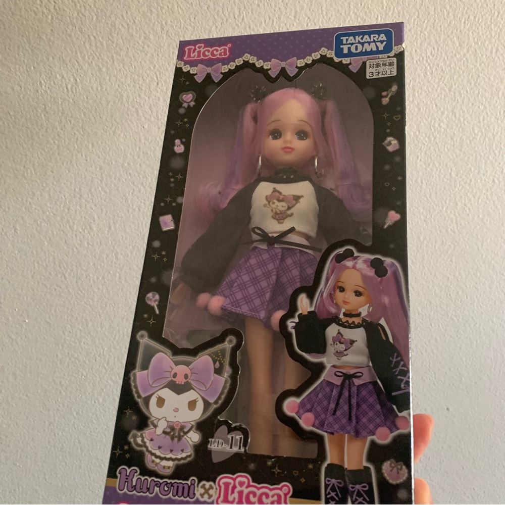 Japan Takara Tomy Licca-Chan Doll Kuromi Sanrio
